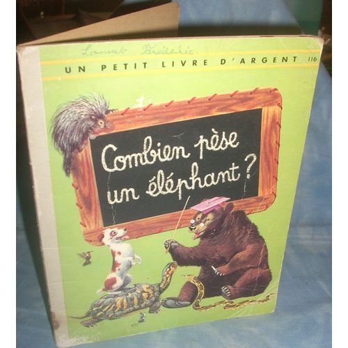 Combien pese un elephant BD et humour Rakuten