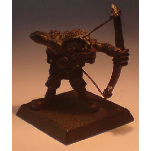 Figurine Orc - Archer Orc En Plomb 3 - Pour Jeux De Rles Donjons Et Dragons D&d Ad&d Warhammer