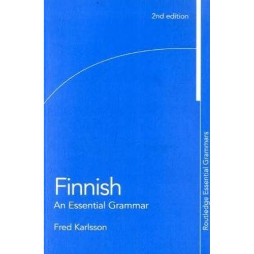 Finnish: An Essential Grammar   de Fred Karlsson