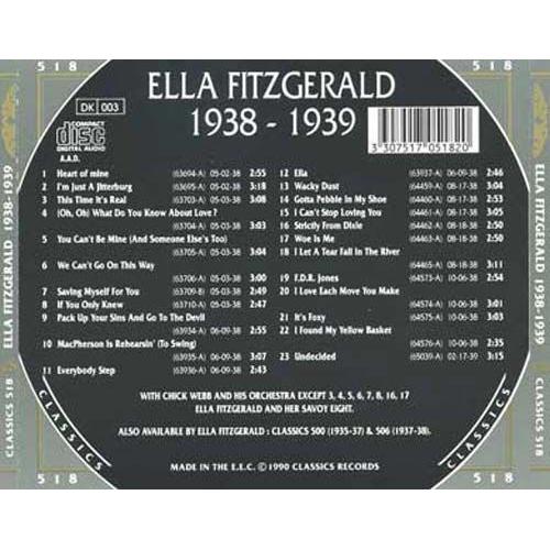 Classics 1938-1939 - Fitzgerald, Ella