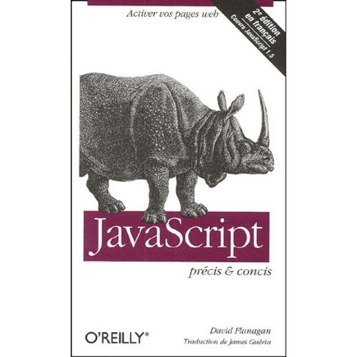 Javascript - 2eme Edition    Format Poche 
