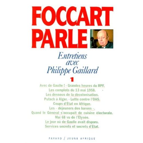 Foccart Parle    Format Broch 
