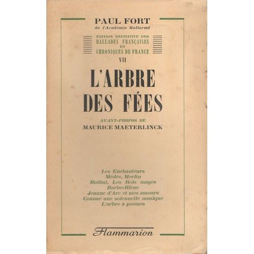 L'arbre Des Fes   de paul fort 