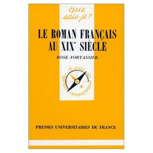 Le Roman Français Au Xixe Siècle | Rakuten