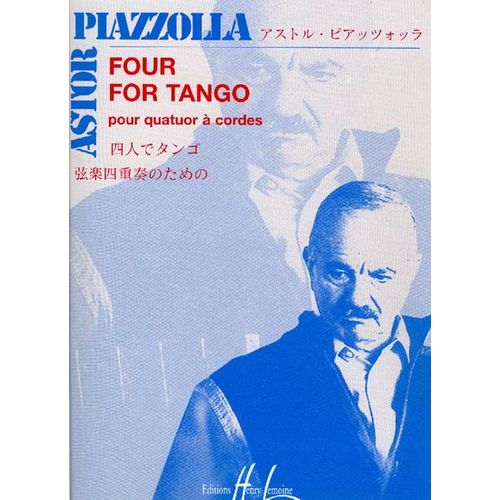 Four For Tango Quatuor  Cordes - 2 Violons,  Alto Et Violoncelle