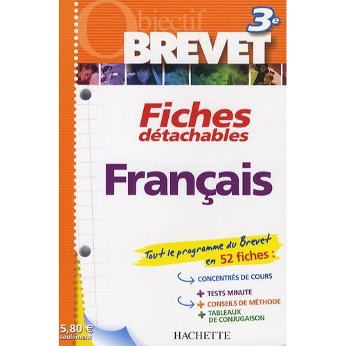 Franais 3e - Fiches Dtachables   de Lisle Isabelle de  Format Broch 