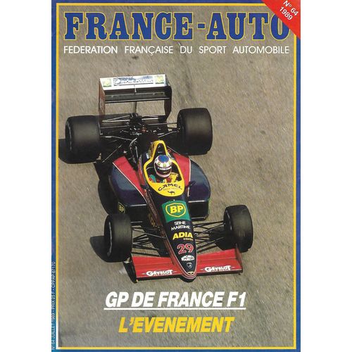 France-Auto Federation Francaise Du Sport Automobile  N 64 : Gp De France F1