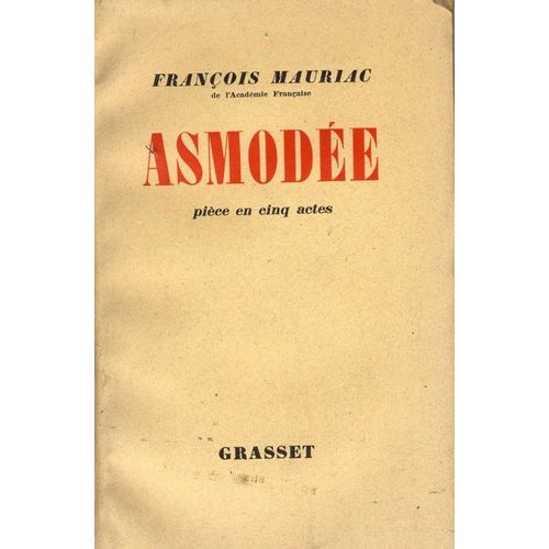 Asmode   de MAURIAC, Franois