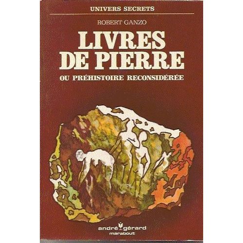 Livres De Pierre Ou Prhistoire Reconsidre   de robert ganzo 