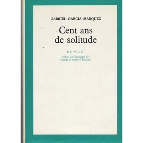 Cent Ans De Solitude    Format Grand Format 