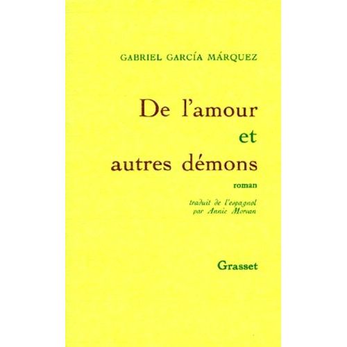 De L'amour Et Autres Dmons    Format Beau livre 