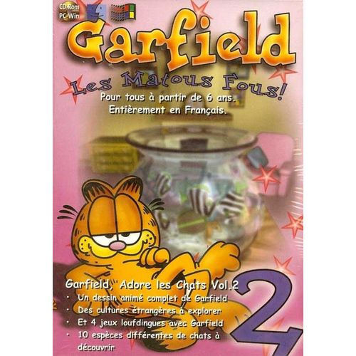 Garfield Les Matous Fous - Garfield Adore Les Chats 2 Pc