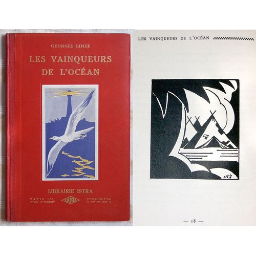 Les Vainqueurs De L'ocean   de Georges Linze  Format Reli 