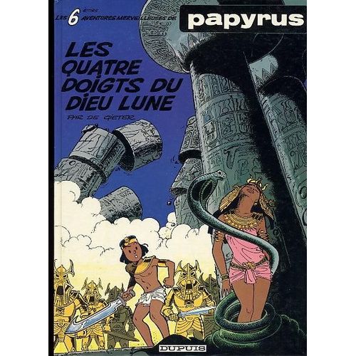 Papyrus Tome 6 - Les Quatre Doigts Du Dieu Lune   de De Gieter null  Format Album 