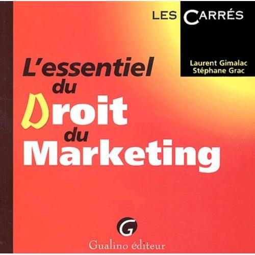 L'essentiel Du Droit Du Marketing   de Gimalac Laurent  Format Broch 