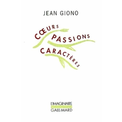 Coeurs, Passions, Caractres    Format Poche 