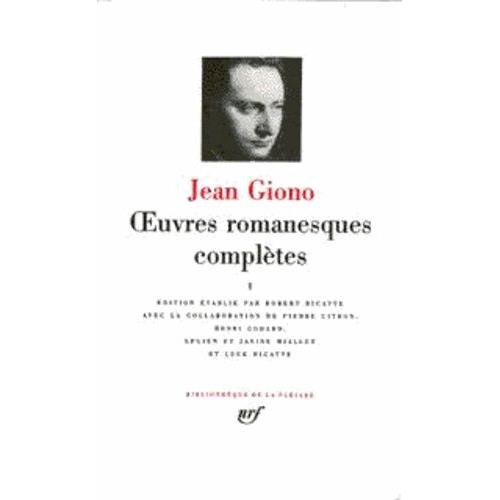 Oeuvres Romanesques Compltes - Tome 1   de jean giono  Format Cuir 