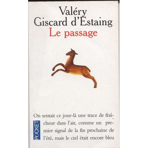Le Passage   de Giscard d'Estaing Valry  Format Poche 