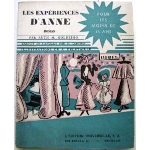 Les Expriences D'anne   de Goldring Ruth M