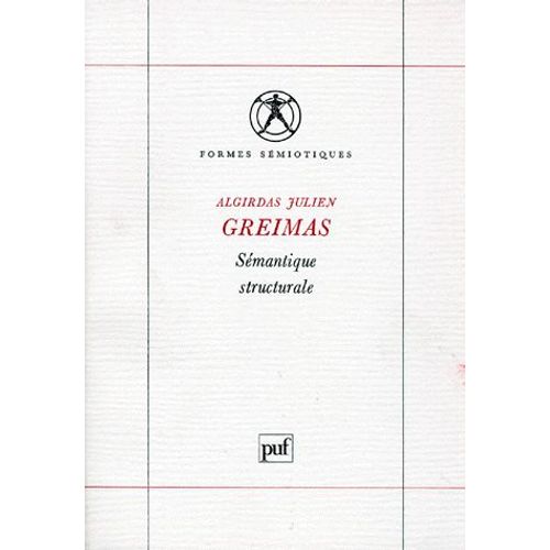 Semantique Structurale - Recherche De Mthode   de Algirdas Julien Greimas  Format Broch 