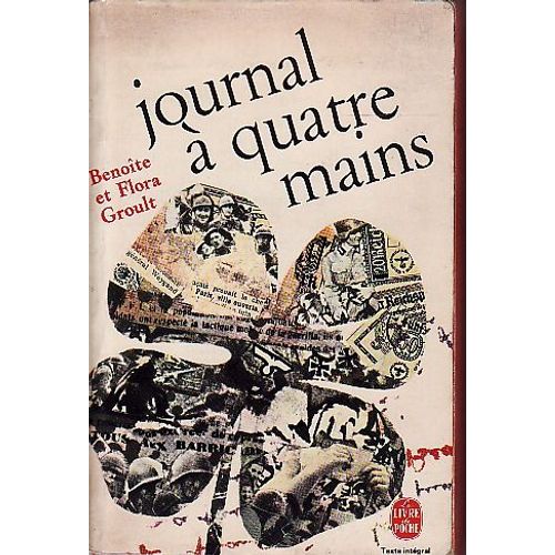 Journal  Quatre Mains   de Groult Benote et Flora  Format Poche 