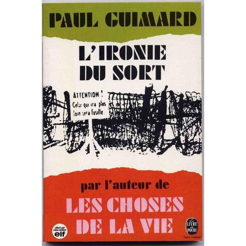 L'ironie Du Sort   de paul guimard  Format Poche 
