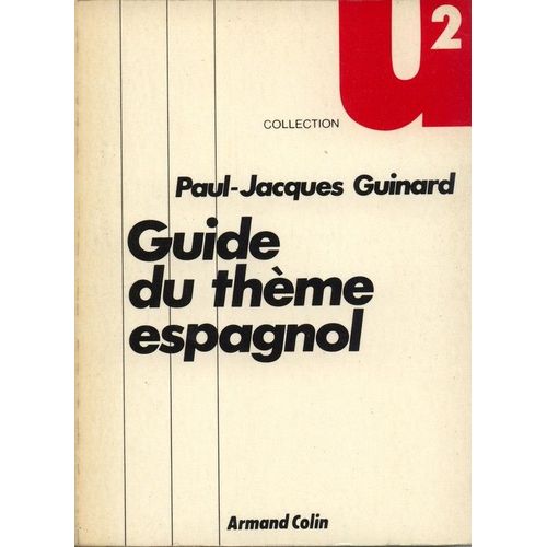 Guide Du Theme Espagnol   de guinard paul-jacques  Format Broch 