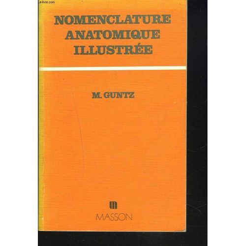 Nomenclature Anatomique Illustrée Soutienscolaireparascolaire Rakuten