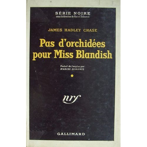 Pas D'orchides Pour Miss Blandish.    Format Non Precis 