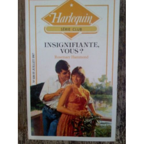 Insignifiante, Vous ?   de rosemary hammond  Format Poche 
