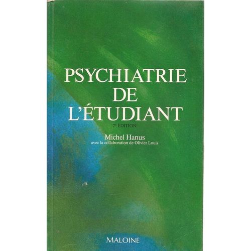 Psychiatrie De L'tudiant   de Louis, Olivier 