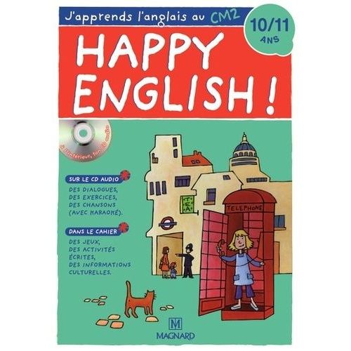 Happy English ! - J'apprends L'anglais Au Cm2 (1 Cd Audio)   de Najac Katy  Format Broch 