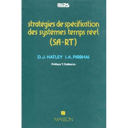 Stratgies De Spcification Des Systmes Temps Rel Sa-Rt   de Derek-J Hatley  Format Broch 