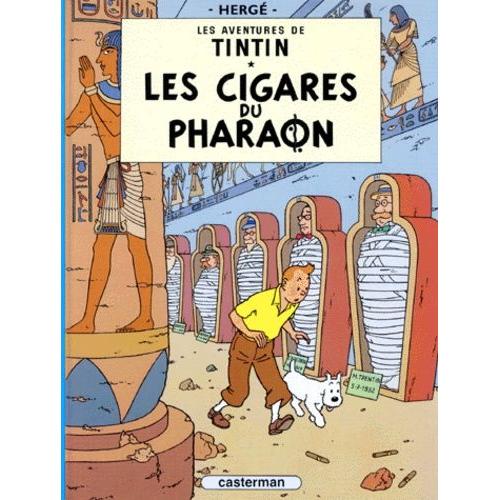 Les Aventures De Tintin Tome 4 - Les Cigares Du Pharaon   de Herg  Format Album 