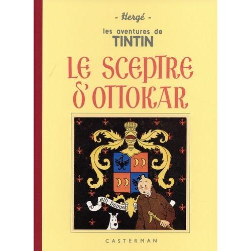 Les Aventures De Tintin - Le Sceptre D'ottokar - Edition Fac-Simil En Noir Et Blanc   de Herg  Format Album 