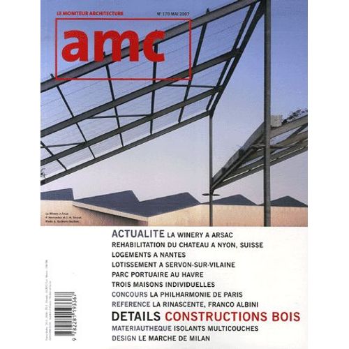 Amc N 170, Mai 2007 - Le Moniteur Architecture - Amc