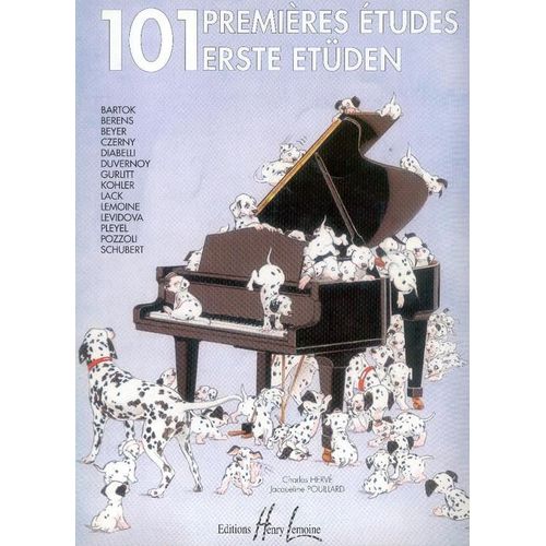 101 Premires Etudes Pour Le Piano   de Herv, Charles 