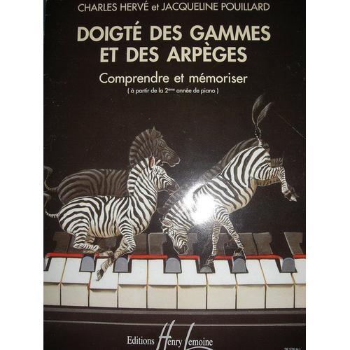 Doigt Des Gammes Et Des Arpges : Comprendre Et Memoriser