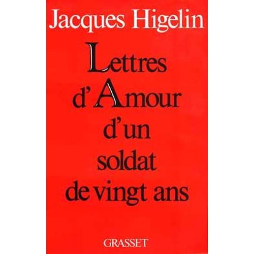 Lettres D'amour D'un Soldat De Vingt Ans   de jacques higelin  Format Beau livre 