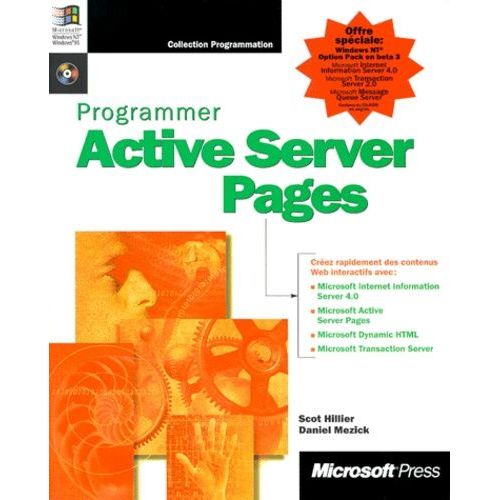 Programmer Active Server Pages - Avec Cd-Rom   de scot hillier  Format Broch 