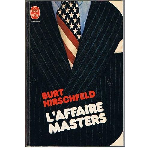 L'affaire Masters   de hirschfeld, burt  Format Poche 