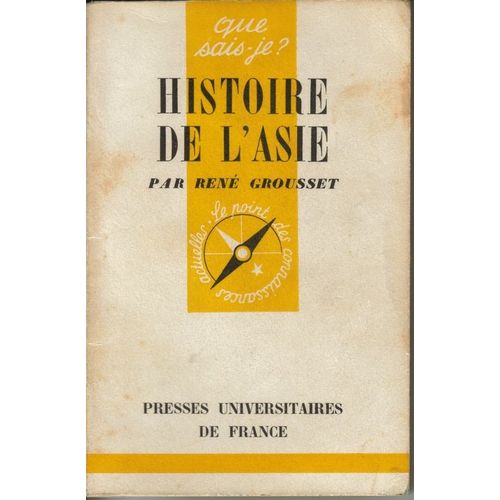Histoire De L'asie   de Grousset Rene  Format Poche 