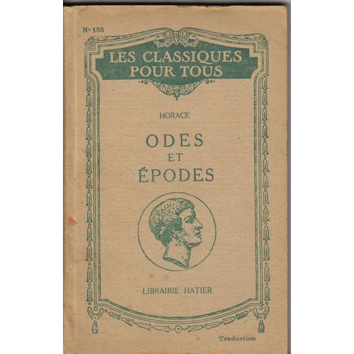 Odes Et Epodes   de HORACE