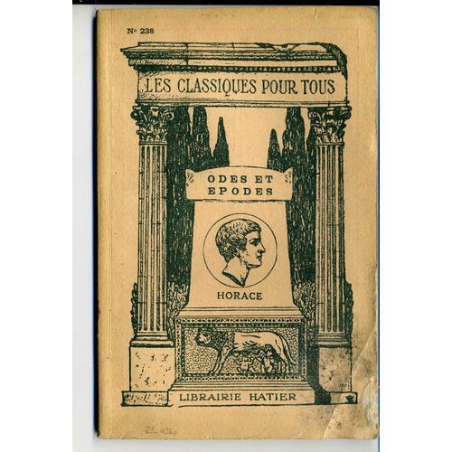Odes Et Epodes   de Horace