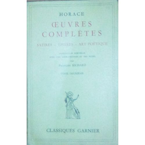 Oeuvres Compltes   de HORACE 