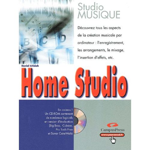 Home Studio - (1cdrom)   de Daniel Ichbiah  Format Broch 