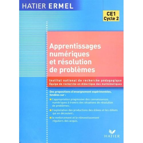Apprentissages Numriques Et Rsolution De Problmes Ce1    Format Broch 