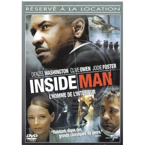 Inside Man (Dvd Locatif) de Lee, Spike