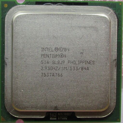 Lot De 10 Processeurs Intel Pentium 4 516 SL8J9 - Socket 775, 2.93 GHz - Occasion, Fonctionnels