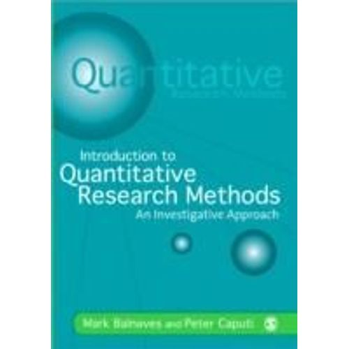 Introduction To Quantitative Research Methods    Format Broch 